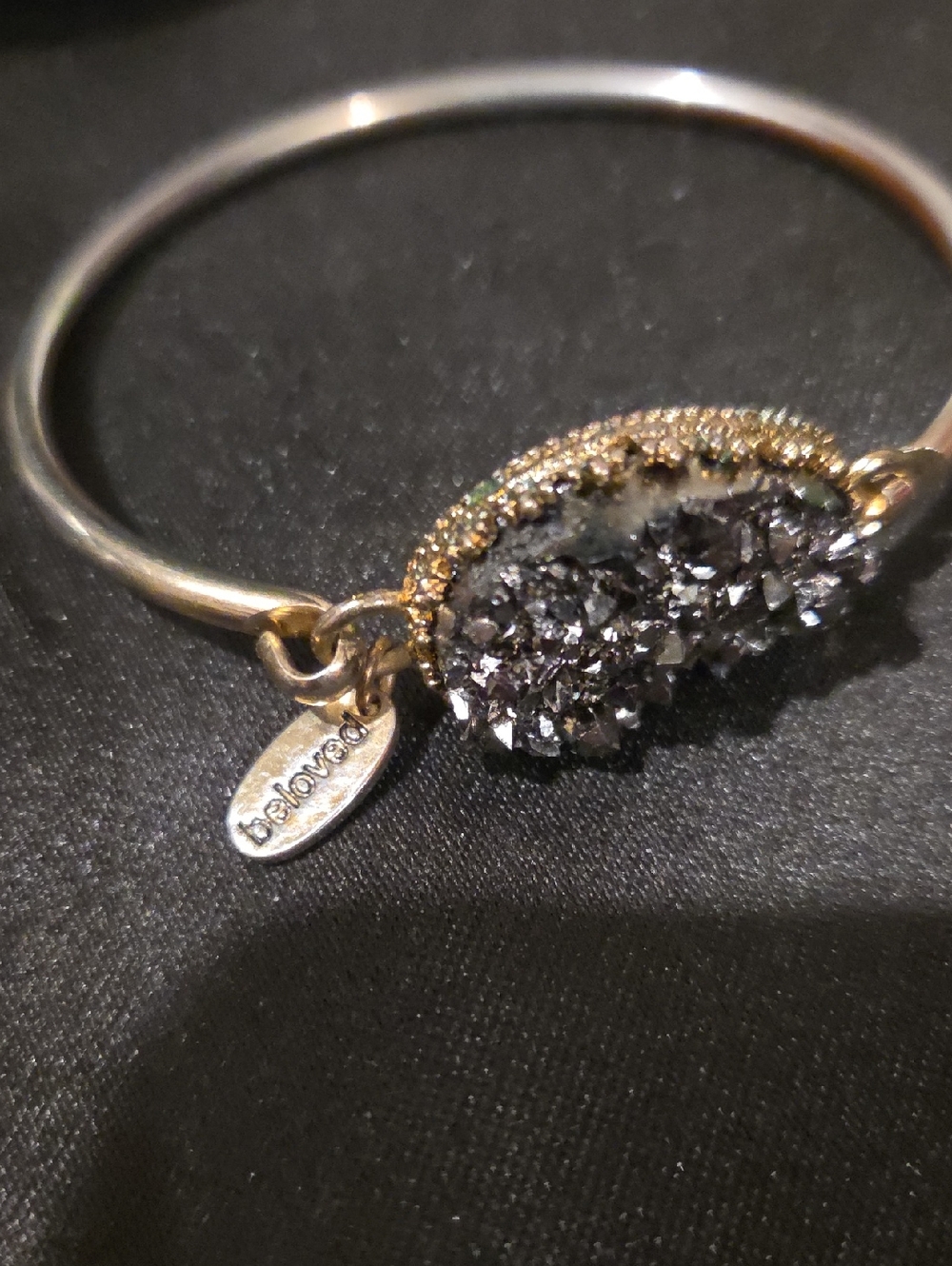 BELOVED BRACELET WITH SPARKLING DRUZY STONE - Picture 2 of 3